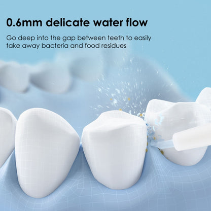 Portable Storable Tooth Flosser Smart Teeth Cleaning Instrument Household Teeth Cleaner With 4pcs Nozzles - Oral Irrigators by buy2fix | Online Shopping UK | buy2fix