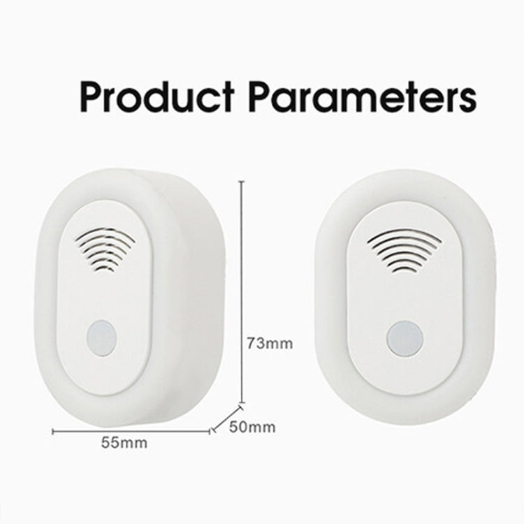 Adjustable Night Light Ultrasonic Mosquito Repeller Mini Home Electronic Mouse Repeller, Spec: US Plug(White) - Repellents by buy2fix | Online Shopping UK | buy2fix