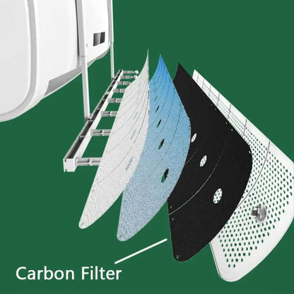 Air Conditioner Windshield Anti-Direct Blowing Air Vent Block Wall Mounted Universal Air Guide Cover, Model: 20x90cm Carbon Filter - Air Conditioning & Accessories by buy2fix | Online Shopping UK | buy2fix