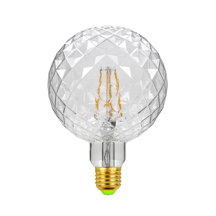 E27 Screw Port LED Vintage Light Shaped Decorative Illumination Bulb, Style: G125 Inner Pineapple Transparent(110V 4W 2700K) - LED Blubs & Tubes by buy2fix | Online Shopping UK | buy2fix