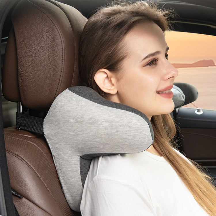 BEWALKER Car Headrest Memory Foam Neck Support Pillow Car Seat Cervical Cushion(Navy) - Seat Accessories by BEWALKER | Online Shopping UK | buy2fix