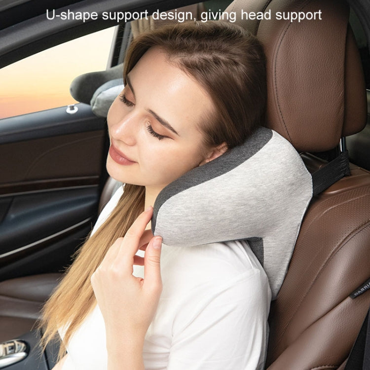 BEWALKER Car Headrest Memory Foam Neck Support Pillow Car Seat Cervical Cushion(Navy) - Seat Accessories by BEWALKER | Online Shopping UK | buy2fix