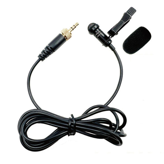 3.5mm Straight Internal Thread Plug Wireless Transmitting Lavalier Microphone, Length: 3m(Sponge Cover) - Microphone by buy2fix | Online Shopping UK | buy2fix