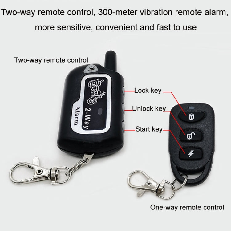 Intelligent Two-way Anti-cut Anti-theft Alarm for Motorcycles(YL-B014) - Theft Protection by buy2fix | Online Shopping UK | buy2fix