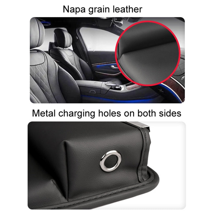 Automotive Seat Clamp Seam Organizer Car Decoration Storage Bag(Brown) - Stowing Tidying by buy2fix | Online Shopping UK | buy2fix