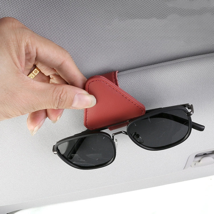 Car Eyeglasses Storage Clip Automobile Sun Visor Sunglasses Carrying Holder(Black) - Sunglasses & Glasses Clips by buy2fix | Online Shopping UK | buy2fix