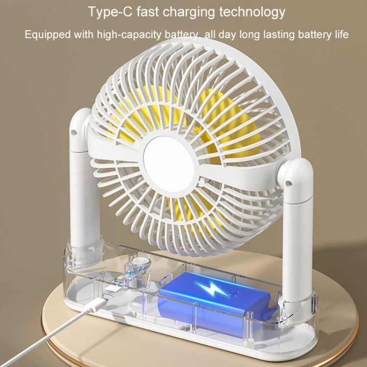 Portable Retractable USB Home Desktop Fan Large Wind Power Outdoor Ceiling Fan, Model: Plug-in Model - Electric Fans by buy2fix | Online Shopping UK | buy2fix