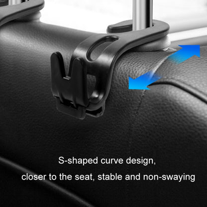 3pcs Car Foldable Hook Multifunctional Rear Seat Phone Holder(Black) - Auto Fastener & Clips by buy2fix | Online Shopping UK | buy2fix