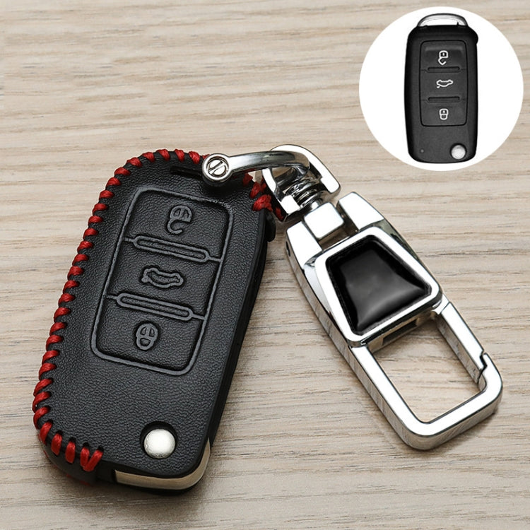 For Volkswagen Jetta Car Key Cover Multifunctional Keychain Anti-lost Number Plate(A) - Car Key Cases by buy2fix | Online Shopping UK | buy2fix