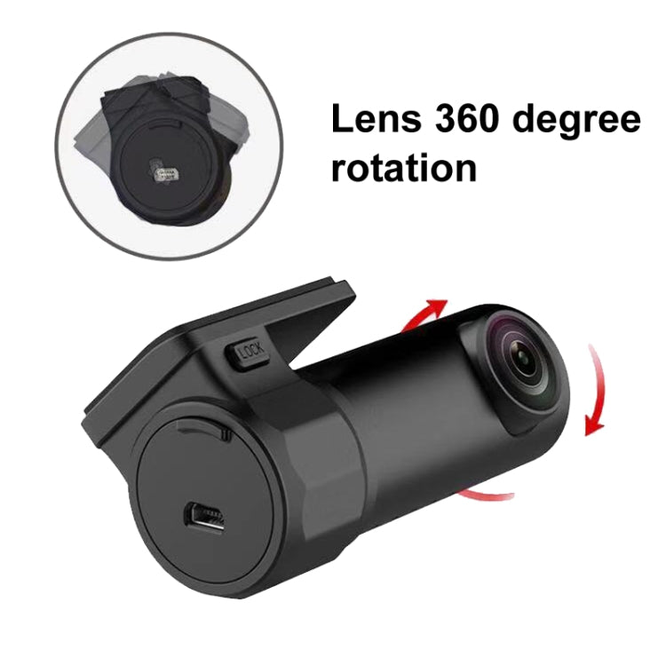 S600 1080P Wifi Dash Cam 170 Degree Wide Angle Lens Hidden Car Driving Recorder(Black) - Car DVRs by buy2fix | Online Shopping UK | buy2fix