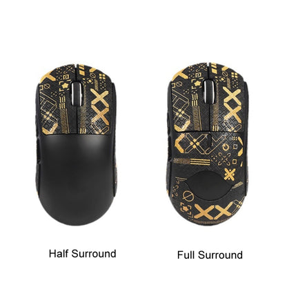 For Logitech GPW 2-Generation Mouse Anti-Slip Stickers Absorb Sweat Paste, Color: Black Print Fully Surround - Silicone / Sticker by buy2fix | Online Shopping UK | buy2fix