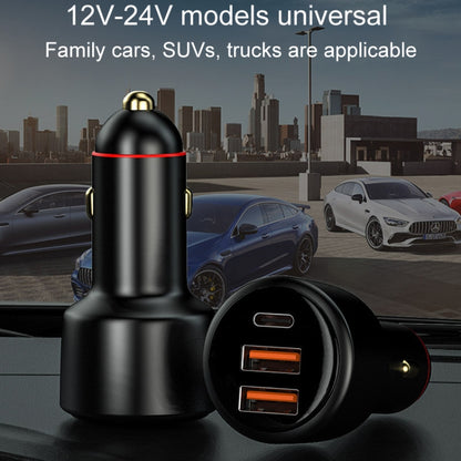 300W Vehicle Mini Fast Charging Charger Car One To Three Cigarette Lighter - Car Charger by buy2fix | Online Shopping UK | buy2fix