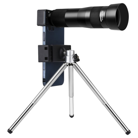 38X Mobile Phone Telephoto Lens Set Monocular Telescope With Tripod - Telescope & Microscope by buy2fix | Online Shopping UK | buy2fix