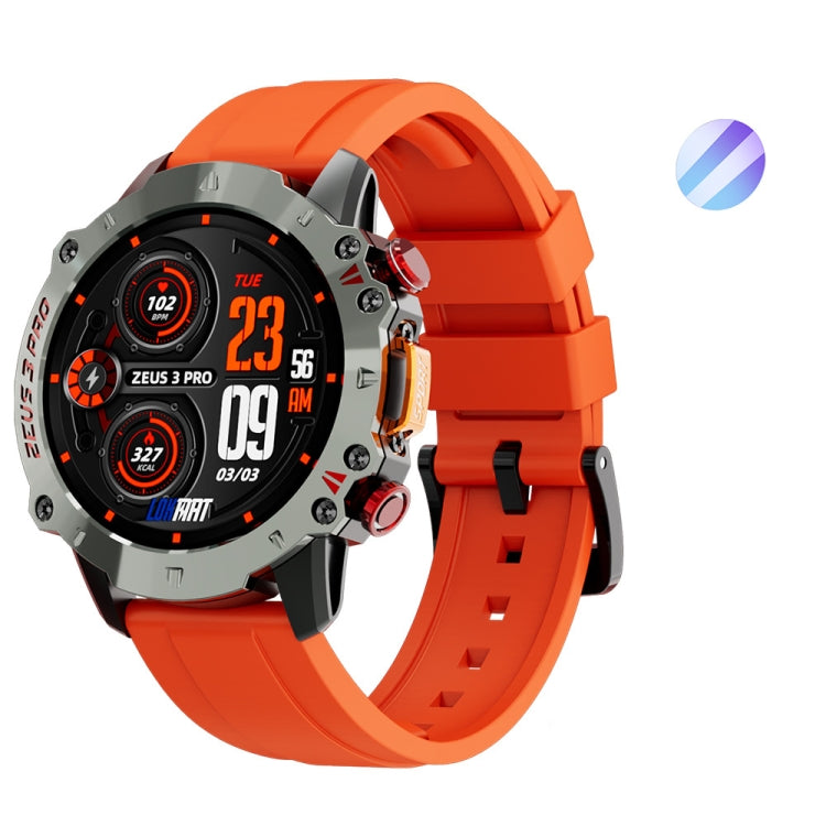 LOKMAT ZEUS3 Pro 1.39-Inch 5ATM Waterproof Outdoor Sports Bluetooth Call Smart Watch(Orange) - Smart Watches by LOKMAT | Online Shopping UK | buy2fix