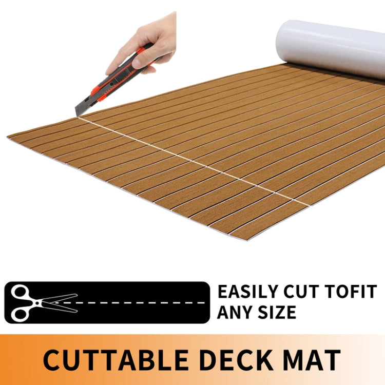 240x60x0.6cm Yacht RV Modification Imitation Teak Floor EVA Anti-slip Mat - Floor Mats by buy2fix | Online Shopping UK | buy2fix