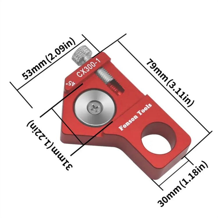 Fonson Woodworking Marking Square Ruler Measuring Tool(Main Body) - Measuring Tools by Fonson | Online Shopping UK | buy2fix