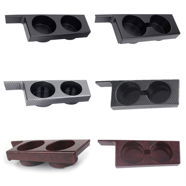 For BMW 5 Series E39/528i/530i/M5 Left-hand Drive Car Central Control Cup Holder, Color: Black With groove - Car Drink Holders by buy2fix | Online Shopping UK | buy2fix