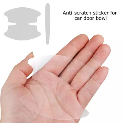 Car Door Handle Anti-scratch Protection Transparent Stickers Anti-collision Strips, Specifications: 4pcs Handle - Auto Film by buy2fix | Online Shopping UK | buy2fix
