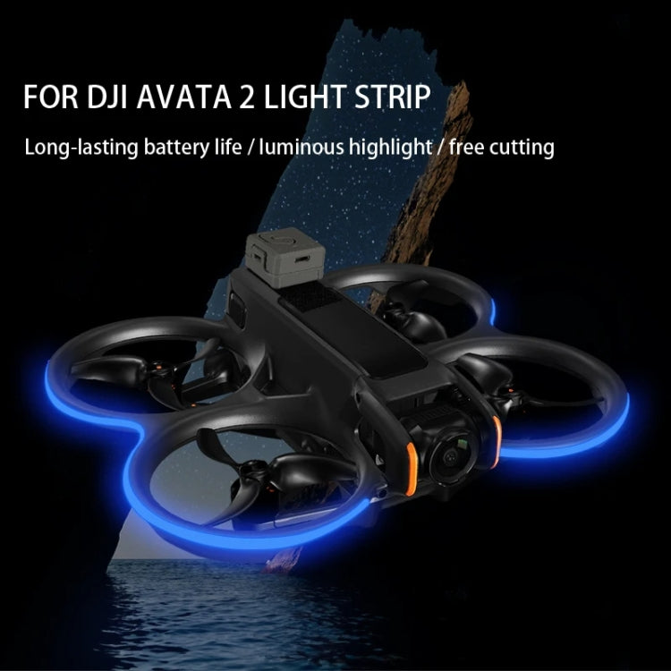 For DJI Avata 2 RCSTQ Colorful Luminous Light Belt High Bright Tube Night Flight Warning Light Strip(Fluorescent) -  by RCSTQ | Online Shopping UK | buy2fix