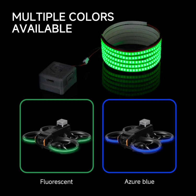 For DJI Avata 2 RCSTQ Colorful Luminous Light Belt High Bright Tube Night Flight Warning Light Strip(Fluorescent) - Other by RCSTQ | Online Shopping UK | buy2fix