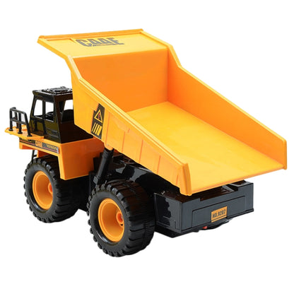 2.4G RC Dumper Truck Simulation Engineering Vehicle Model Children Electrical RC Truck Toy(Yellow) - RC Cars by buy2fix | Online Shopping UK | buy2fix