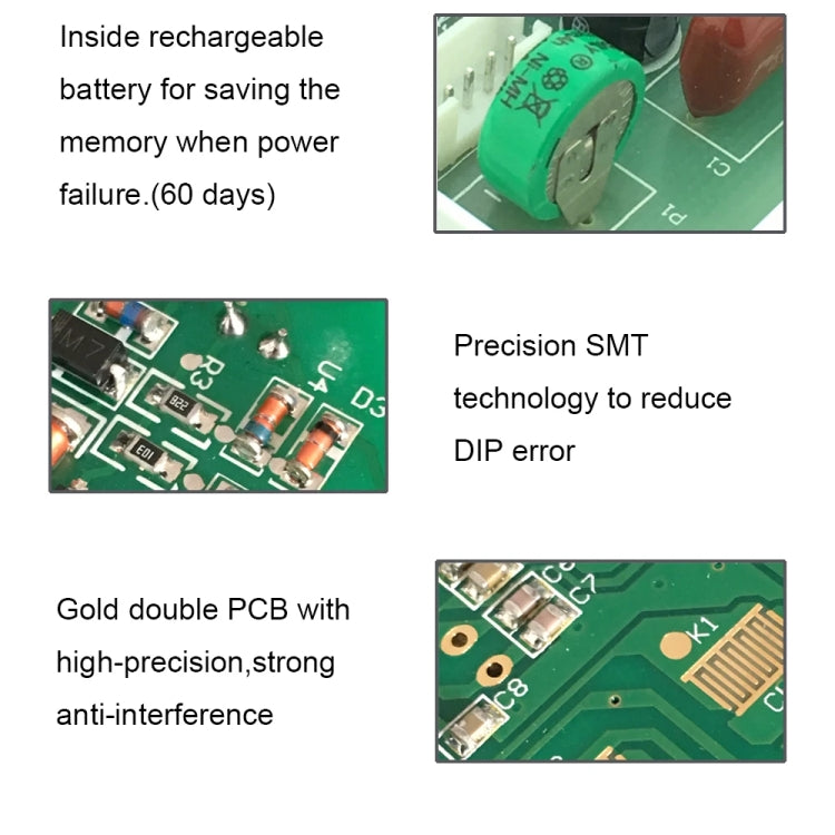 SINOTIMER CN101S-5V 1 Second Interval Digital LCD Timer Switch 7 Days Weekly Programmable Time Relay - Switch by SINOTIMER | Online Shopping UK | buy2fix