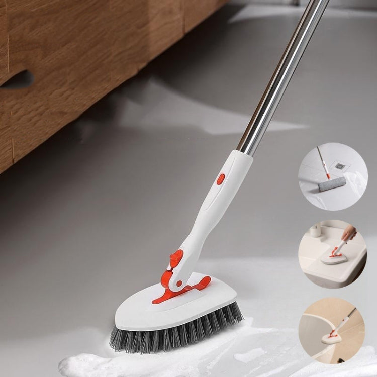 Shower Cleaning Brush With 52 Inch Adjustable Handle Tub Tile Scrubber Brush, Spec: Set 5 - Handheld Cleaner & Mops by buy2fix | Online Shopping UK | buy2fix