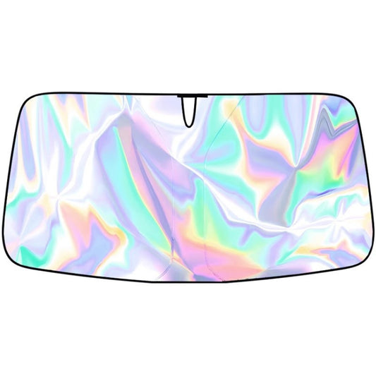 145x90cm Car Front Windshield Sunshade Colorful Laser Heat Insulation Sunscreen Sunshade Umbrella - Window Foils & Solar Protection by buy2fix | Online Shopping UK | buy2fix