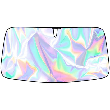 142x80cm Car Front Windshield Sunshade Colorful Laser Heat Insulation Sunscreen Sunshade Umbrella - Window Foils & Solar Protection by buy2fix | Online Shopping UK | buy2fix