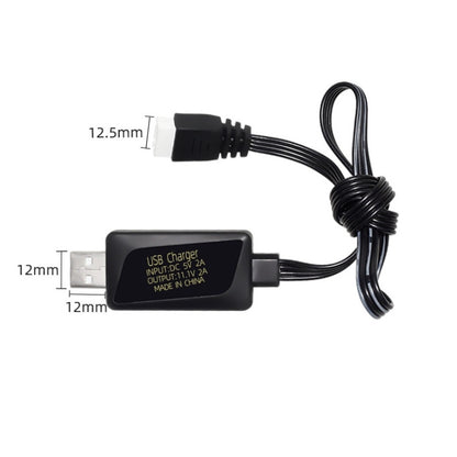 11.1V 2A 3S Lithium Battery USB Charger With Light(4 Pin Plug) - Charger by buy2fix | Online Shopping UK | buy2fix