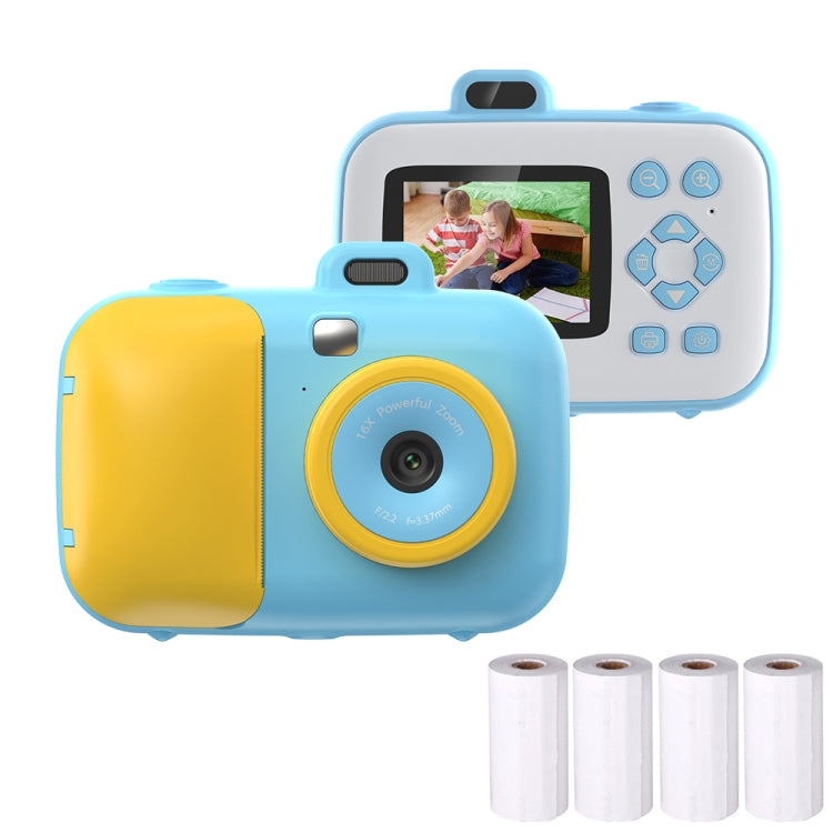 2.4-Inch Smart Digital Kids Thermal Printing Camera With Printing Paper, Color: 503AF Blue Focus - Children Cameras by buy2fix | Online Shopping UK | buy2fix