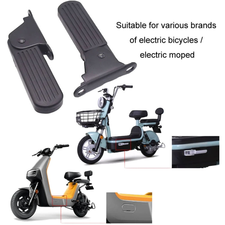 Electric Vehicle Folding Front Footrest Electric Moped Front Pedal, Model: 5cm Nylon - Others by buy2fix | Online Shopping UK | buy2fix