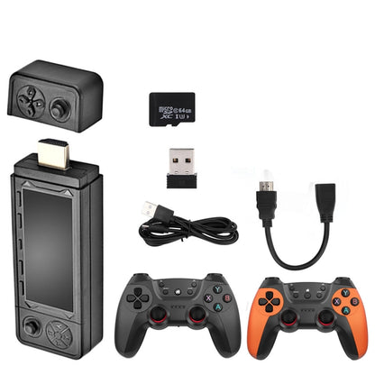 X9 Ultra Video Game Stick Console With 2.4G Double Wireless Controller 64GB 37000+ Games - Pocket Console by buy2fix | Online Shopping UK | buy2fix