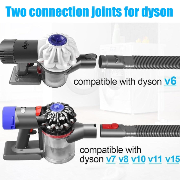 For Dyson V7 / V8 / V10 / V11 / V15 / G5 Cordless Vacuum Dryer Vent Cleaner Kit Hose Attachment Gray - For Dyson Accessories by buy2fix | Online Shopping UK | buy2fix