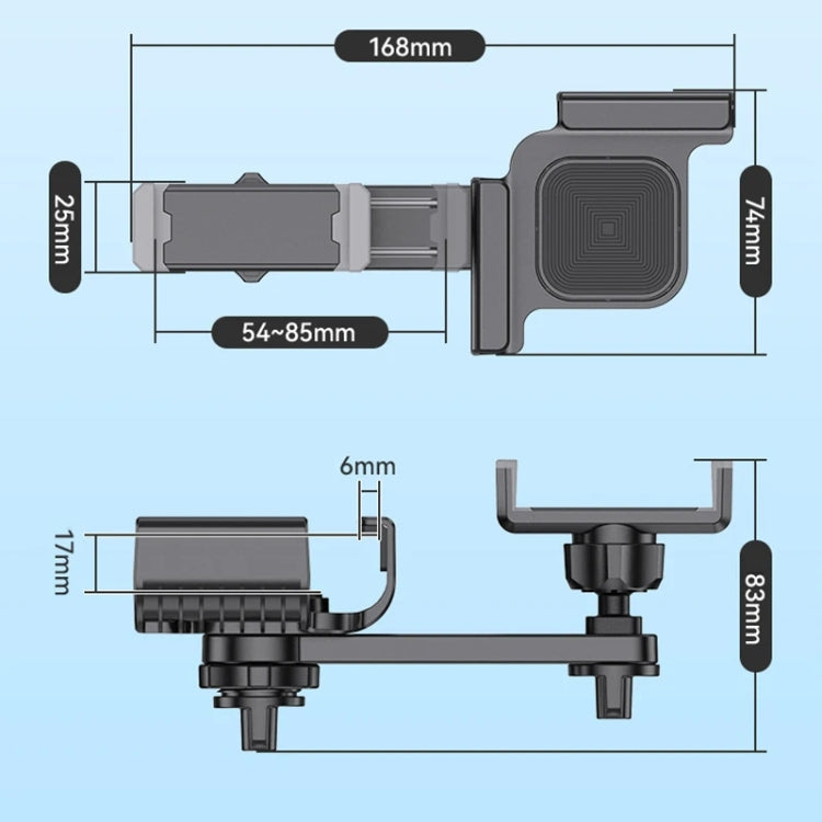 SHUNWEI Car Navigation Screen Floating Mobile Phone Holder, Style: Clip Type - Universal Car Holders by SHUNWEI | Online Shopping UK | buy2fix