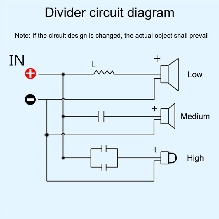 PUV-W3 High Medium And Low 3-Way Audio Crossover Home Cinema Speaker Divider, Style: D Model - Audio Crossover by buy2fix | Online Shopping UK | buy2fix