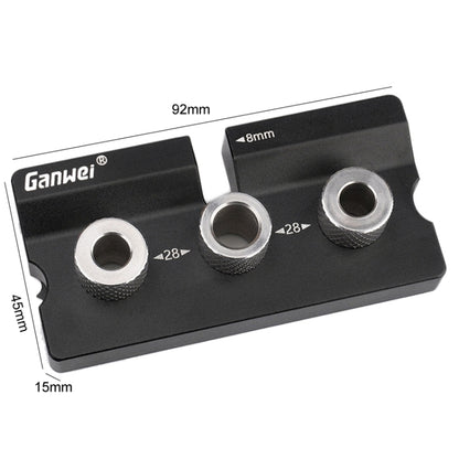 Ganwei MG0-001-0020 3 In 1 Punch Locator Woodworking Positioning Fixture Drilling Wood Doweling Jig - Others by Ganwei | Online Shopping UK | buy2fix