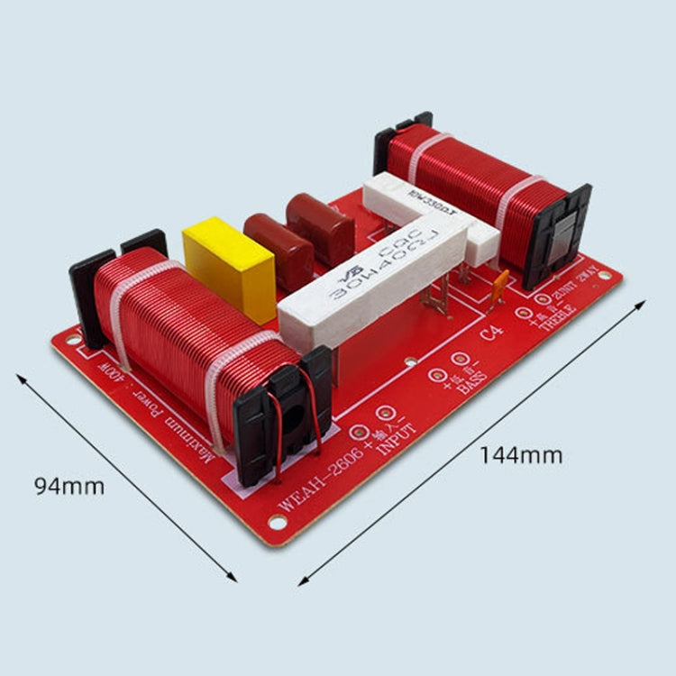 WEAH-2606 High And Low 2-Way Audio Crossover Hi-Fi Speaker Conversion Divider - Audio Crossover by buy2fix | Online Shopping UK | buy2fix