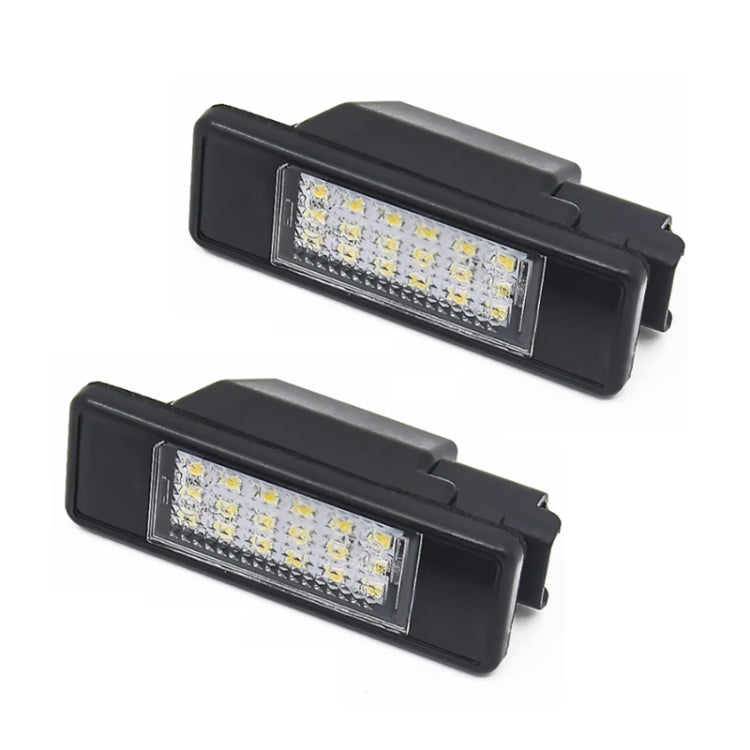 2pcs For Nissan Qashqai J10 / J11 / X-Trail / Teana License Plate Light Modification - License Plate Lights by buy2fix | Online Shopping UK | buy2fix