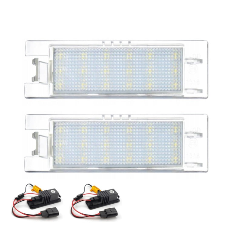 2pcs For Opel ZafiraB / ASTRA / CORSA LED License Plate Light - License Plate Lights by buy2fix | Online Shopping UK | buy2fix