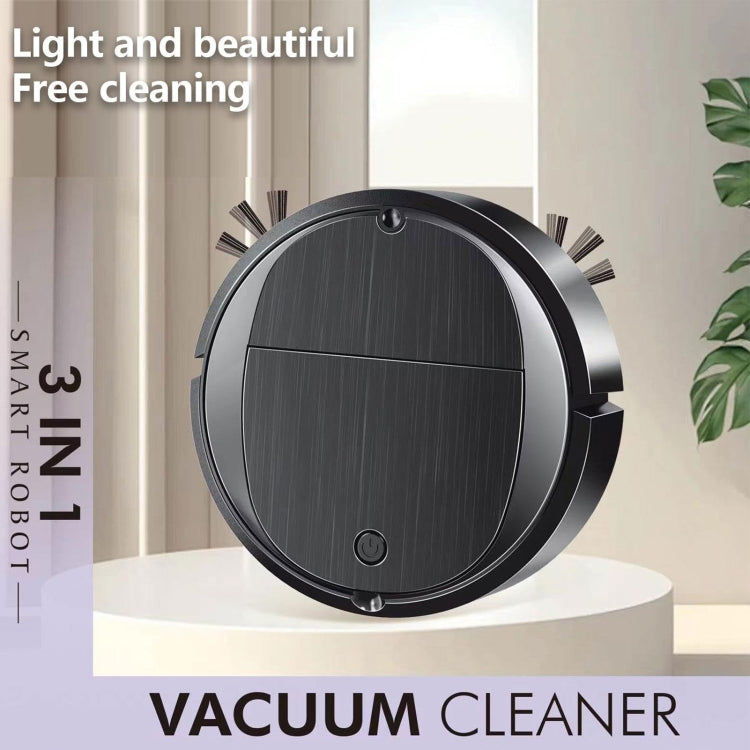 Intelligent Sweeper Robot Home Automatic 3 In 1 Integrated Cleaning Machine Vacuum Cleaner, Style: Rechargeable White - Robot Vacuum Cleaner by buy2fix | Online Shopping UK | buy2fix