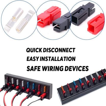 30A Battery Quick Connector Modular Quick Disconnect(10pairs /Pack) - Booster Cable & Clip by buy2fix | Online Shopping UK | buy2fix