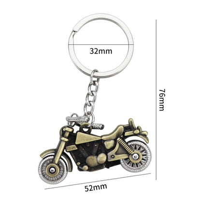 Simulation Cool Motorcycle Keychain Metal Decoration Pendant, Style: X-1425 Green Antique - Key Rings by buy2fix | Online Shopping UK | buy2fix