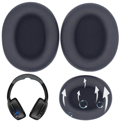 1pair For Skullcandy Crusher ANC 2 Headphone Leather Sponge Cover Gaming Headset Earmuffs(Black) - Earmuff & Pad by buy2fix | Online Shopping UK | buy2fix