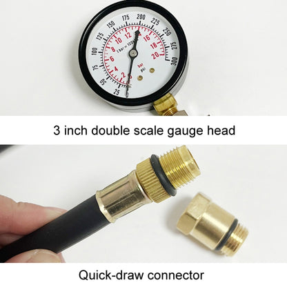 2pcs / Set G324 Motorcycle And Vehicle Cylinder Pressure Inspection Gauge Cylinder Pressure Test Tool - Tire Pressure Gauges by buy2fix | Online Shopping UK | buy2fix