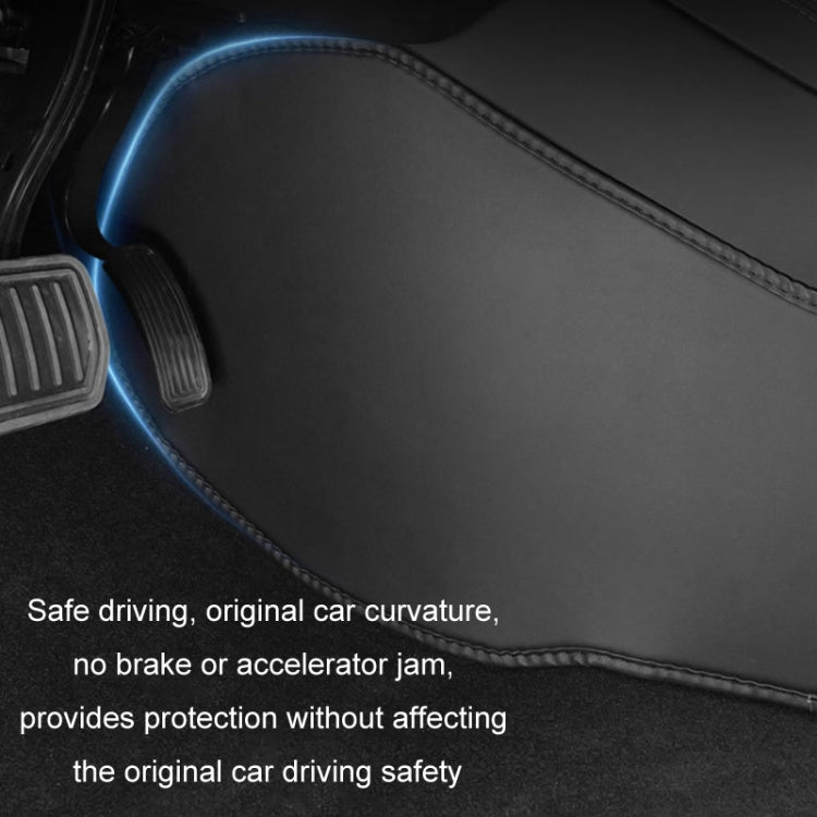 For Tesla Center Console Side Anti-kick Protective Pad, Style: MY Universal Driver Passenger Outer Side TPE - Seat Accessories by buy2fix | Online Shopping UK | buy2fix