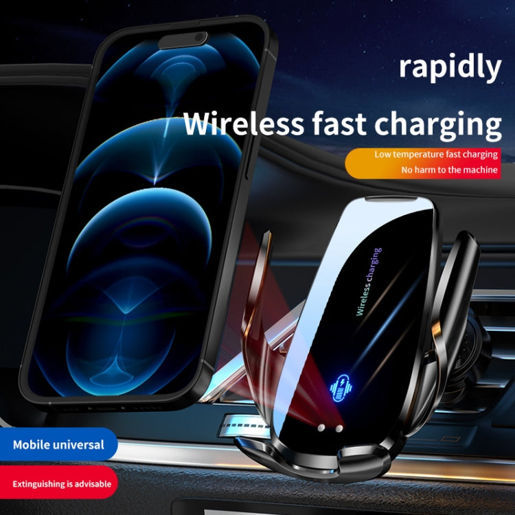 Q96 Car Wireless Charging Cell Phone Navigation Mount, Style: Standard - Wireless Charger Holders by buy2fix | Online Shopping UK | buy2fix