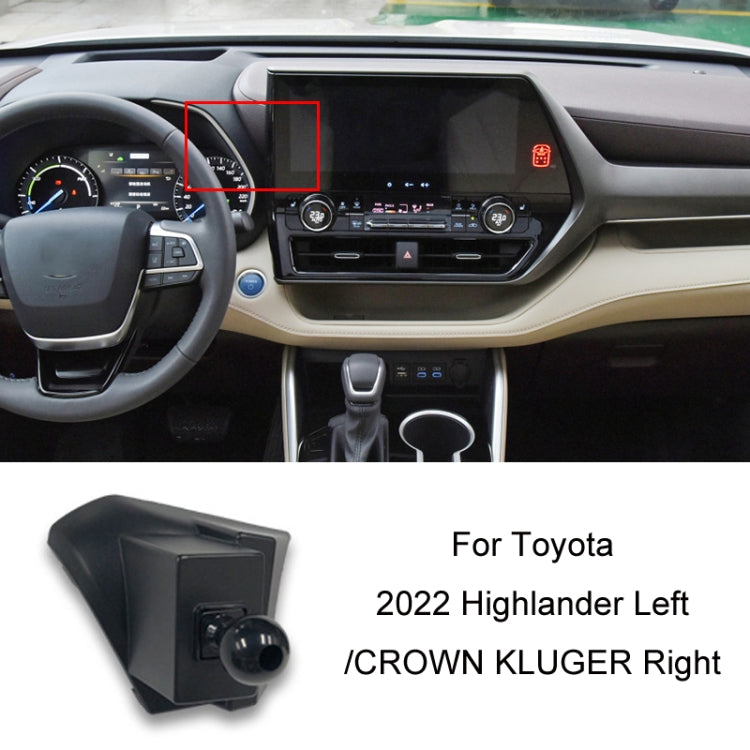 For Toyota Car Air Outlet Phone Holder Base, Model: 22 Highlander Left/CROWN KLUGER Right - Special Car Holders by buy2fix | Online Shopping UK | buy2fix