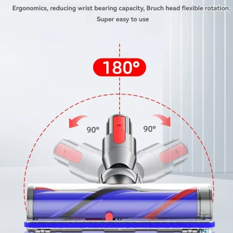 For Dyson V7 V8 V10 V11 V15 High Torque Direct Drive Roller Brush Head With Dust Display Light - For Dyson Accessories by buy2fix | Online Shopping UK | buy2fix