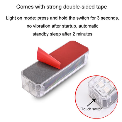 Solar Car Warning Double-Row Flashing Lights, Color: Red Blue - Warning Lights by buy2fix | Online Shopping UK | buy2fix